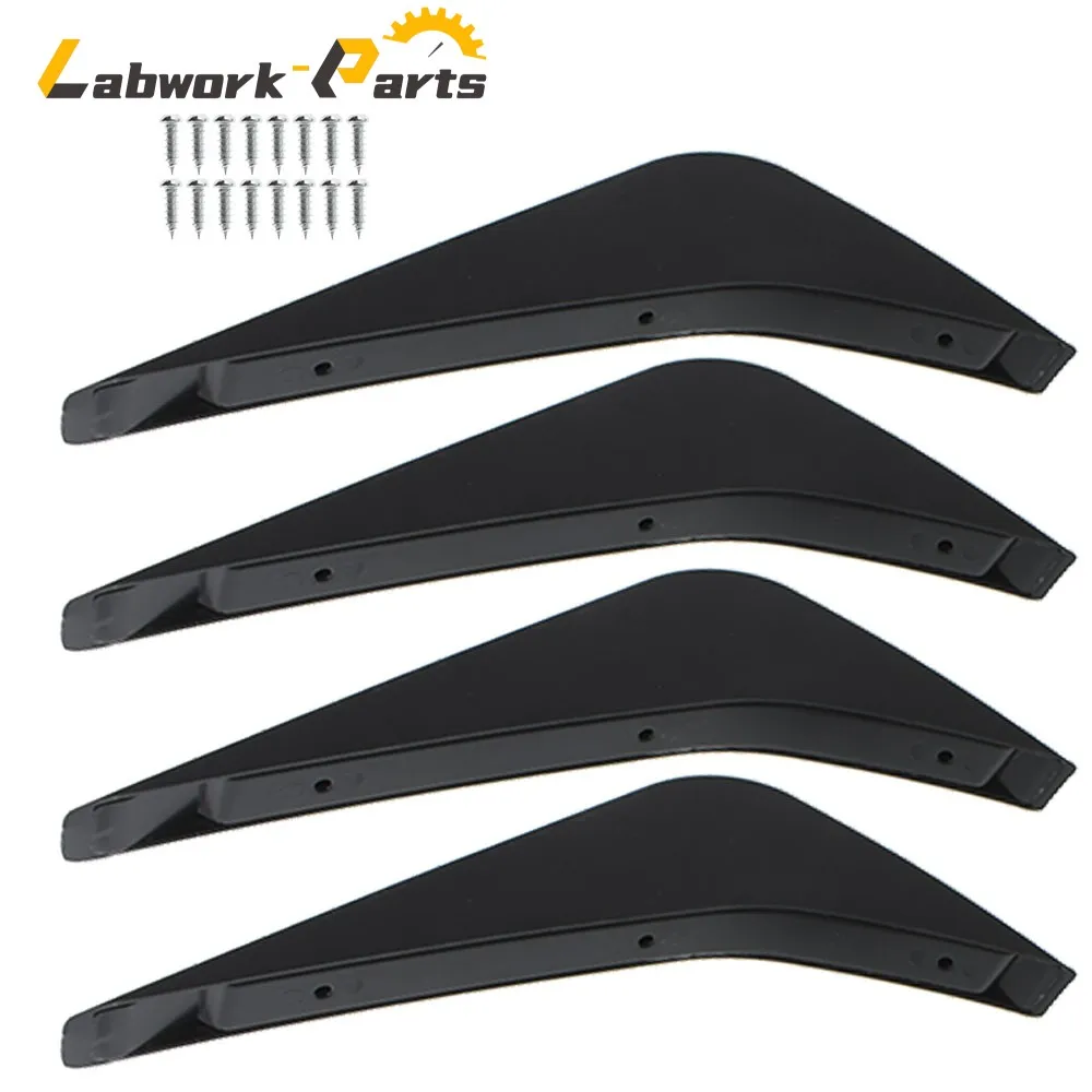 2014-2019 Chevrolet Corvette C7용 검정색 후면 범퍼 하부 공기 디..