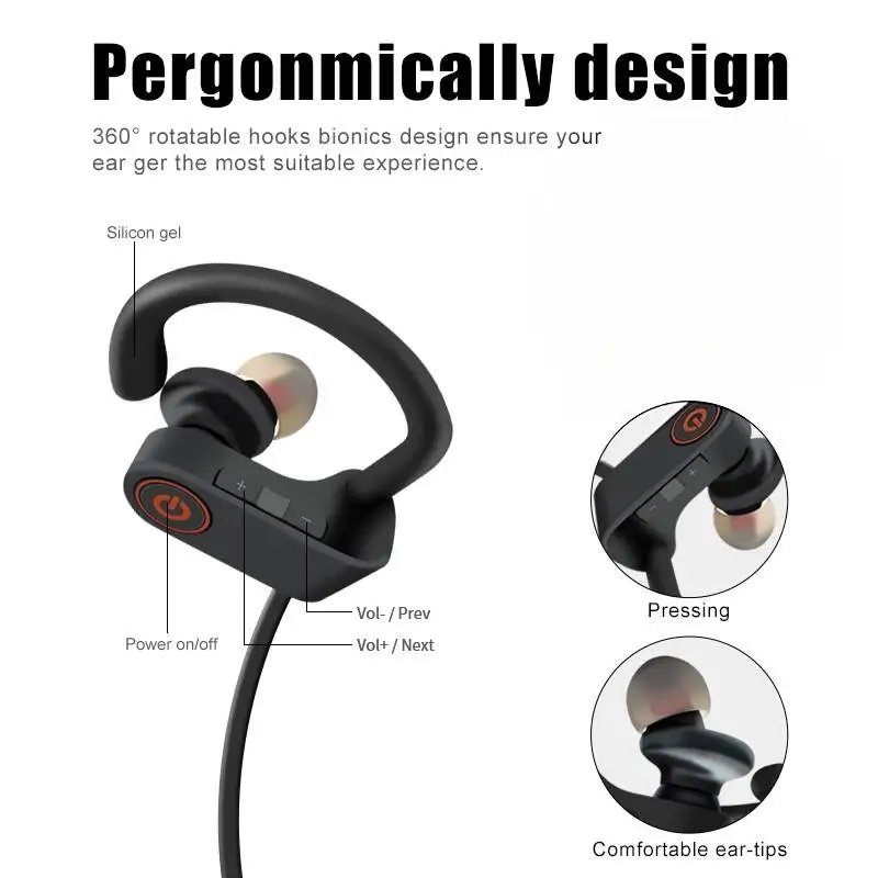 Wireless Stereo Soundproof Headphones with Extended Playtime