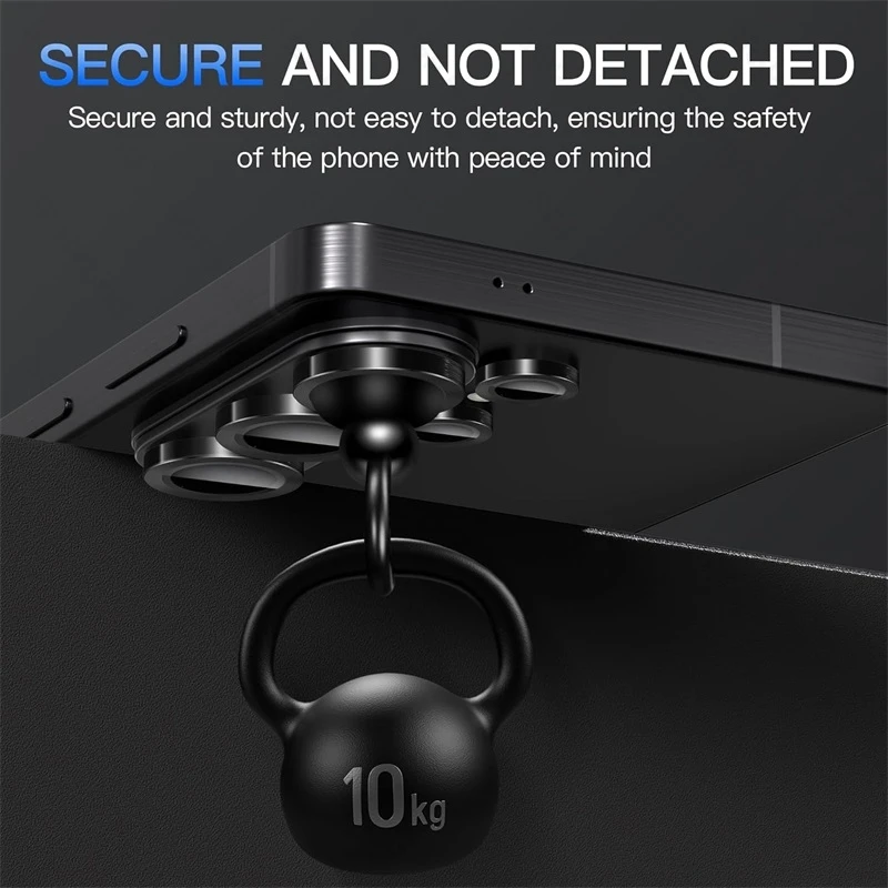 Enhanced Back Camera Protector with 8K HD Glass and Metal Ring Lens Cap