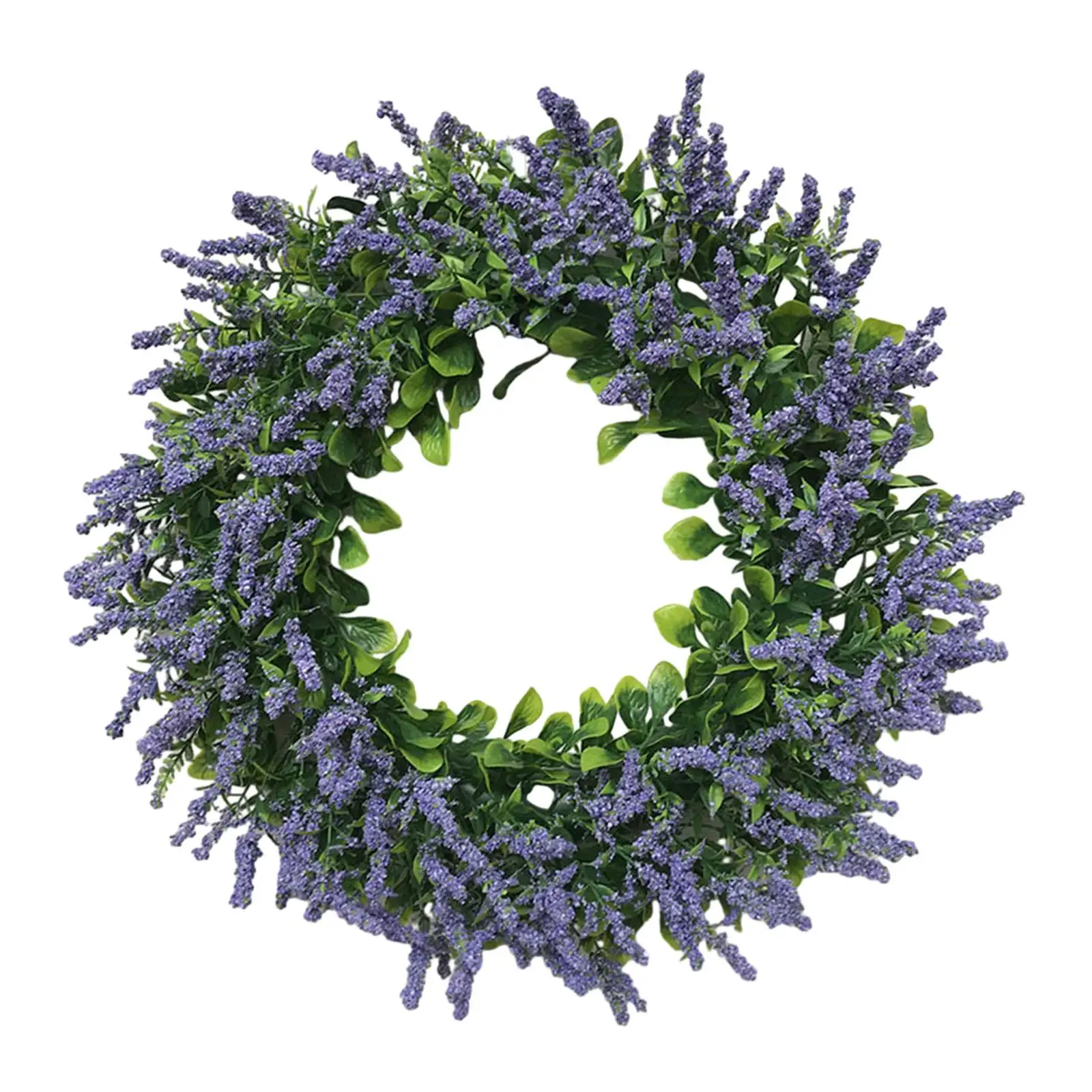 Lavender Wreath for Front Door Summer Wreaths Ornament for Home Wall Holiday