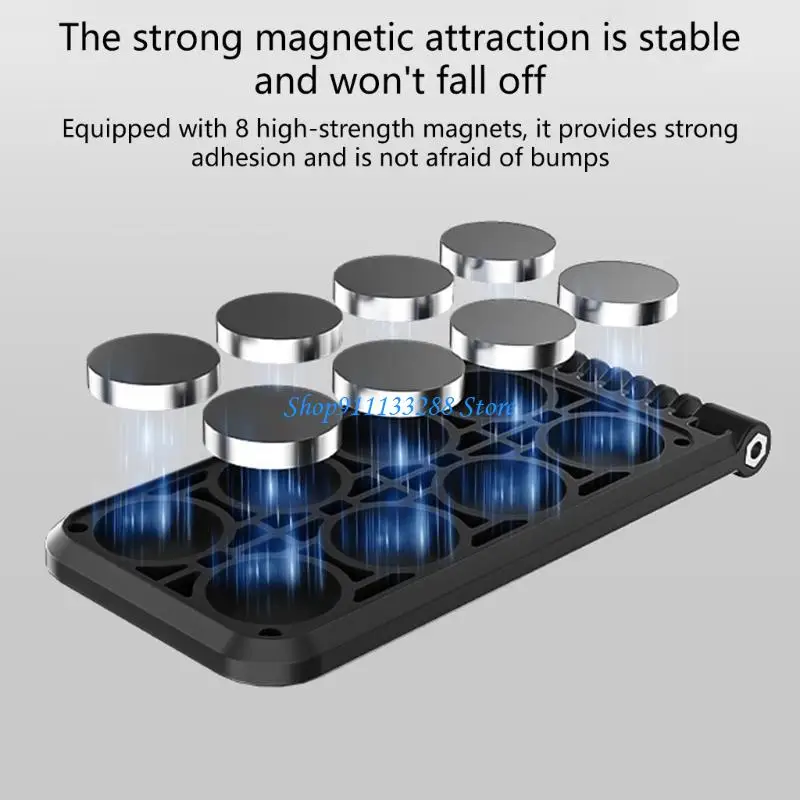 Achetez le support universel pour caméra action 360° - ventouse aimantée et rotative avec caméra installée