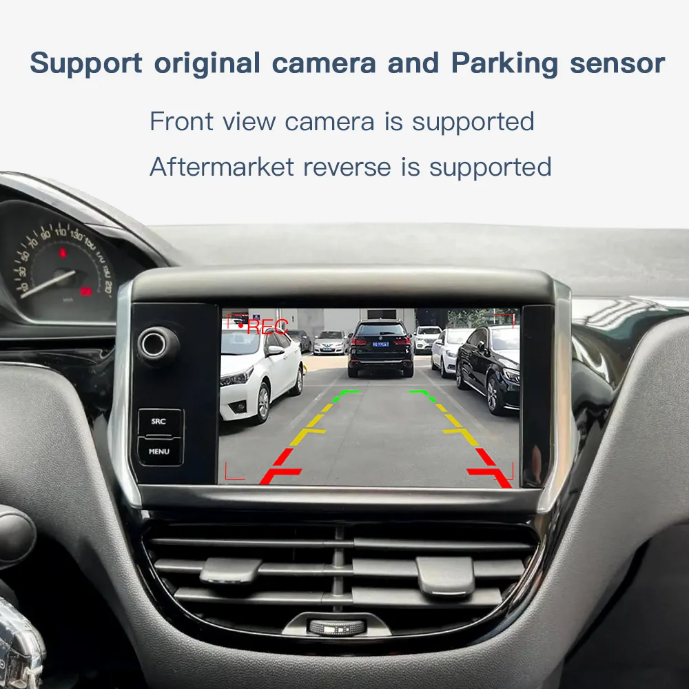 CARABC bezdrátový jablko Carplay Android auto pro peugeot&citroen SMEG&MRN NAC 208 308 508 3008&C4 DS3 DS5 podpora couvat kamera