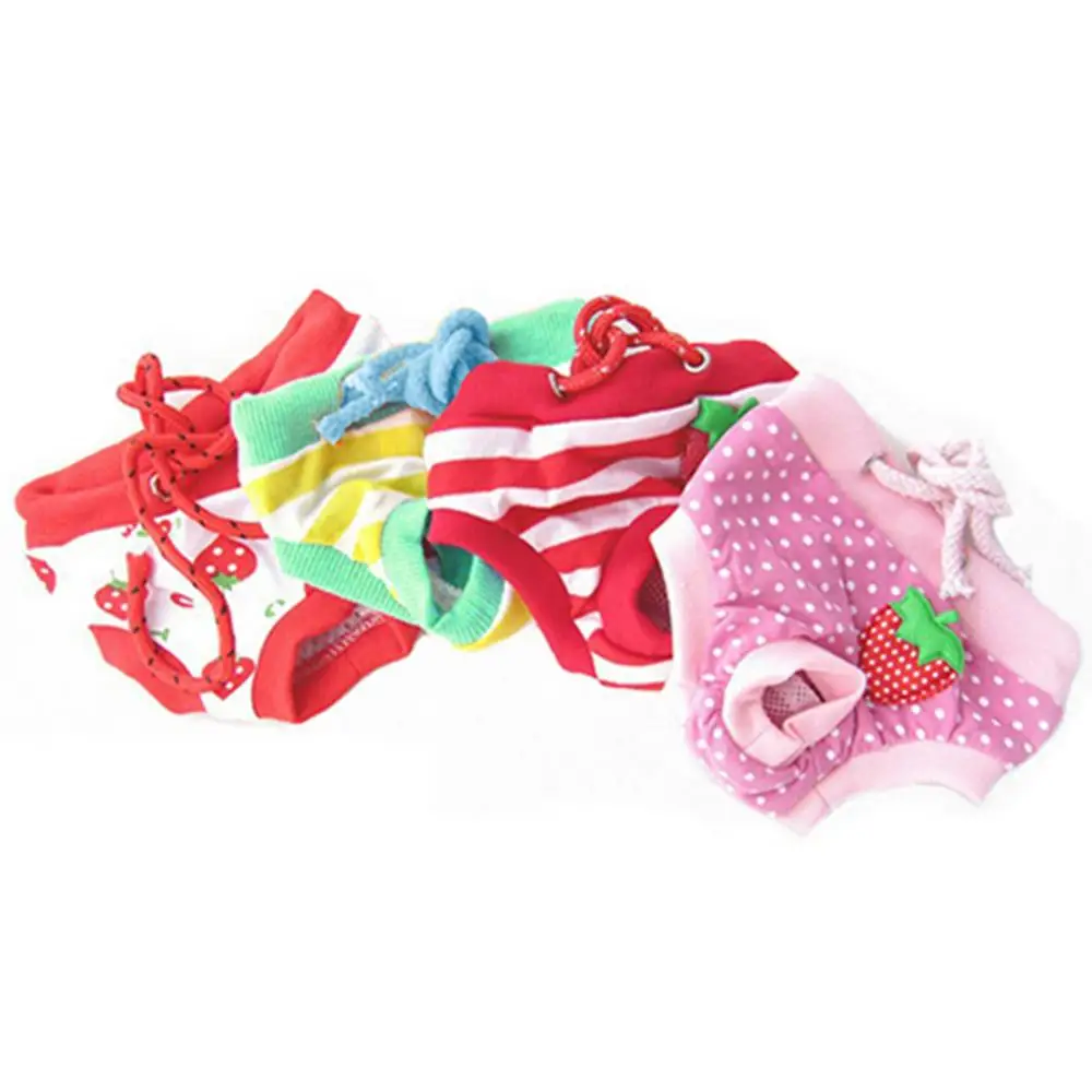 Female Physiological Sanitary Short Panty Dog Diaper Pants Puppy Diaper Nappy Underwear Dog Supplies M L XL dog diapers pet diapers dog nappies