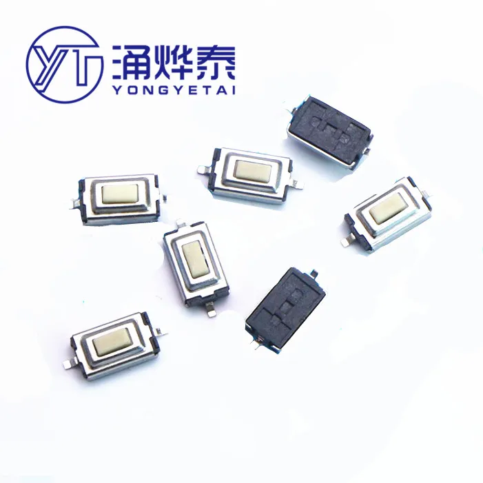 

YYT 100PCS Tact Switch SMD small button touch of a button 3*6*2.5MM feet 3*6*2.5 Taping Hot wholesale
