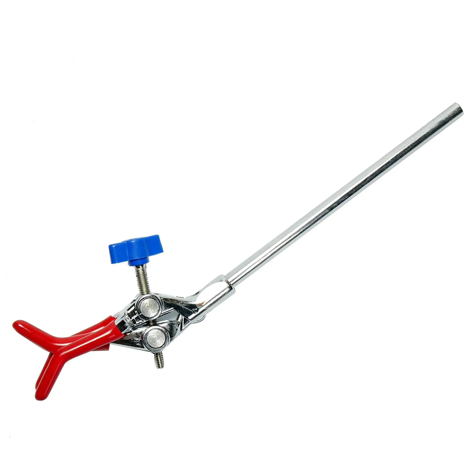 Lab Condenser Clamp Three Prong Clamp Grip 90mm Length 250mm