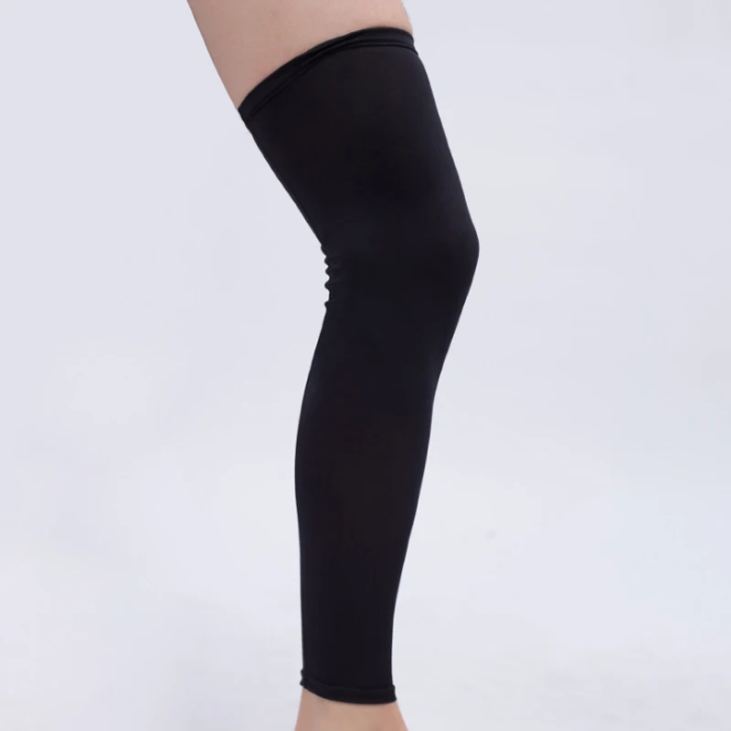 1Pcs Leg Compression Sleeve Men Youth Basketball Sports Footless Calf Compression Socks Knee Brace Support Helps Arthritis,leg compression sleeves