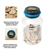 ‌Smart Digital Coin Counter Money Jar - Multi-Currency Savings Box for USD, EUR, GBP, MXP Coins, Coin Bank for Kids & Adults 6