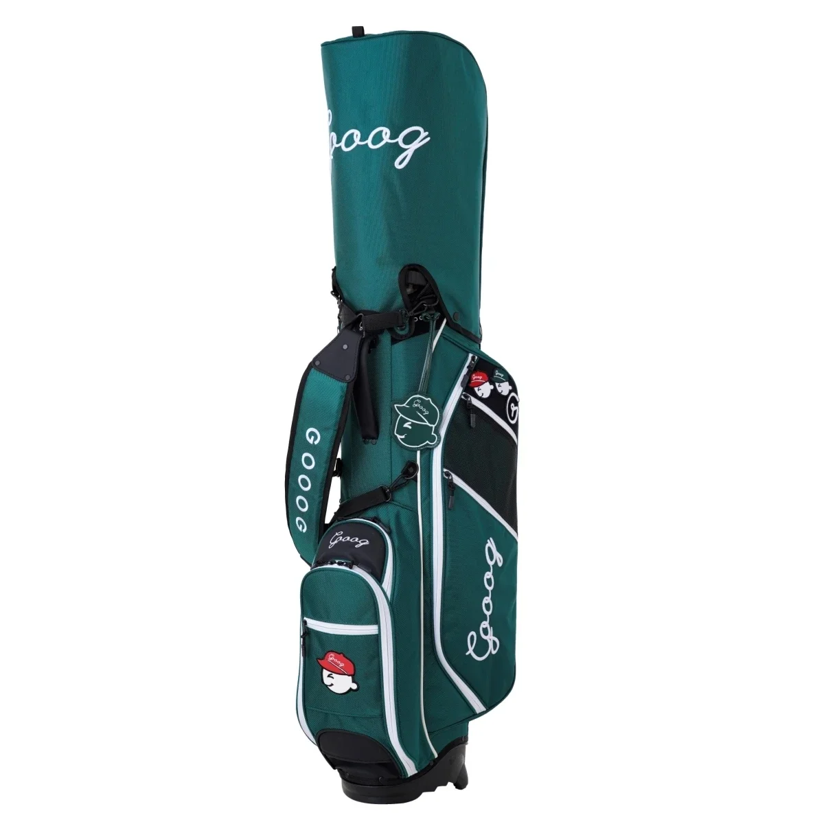 High Quality PU Golf Bag Standard Rack Gun Stand Caddy Bag 2 Waterproof Covers