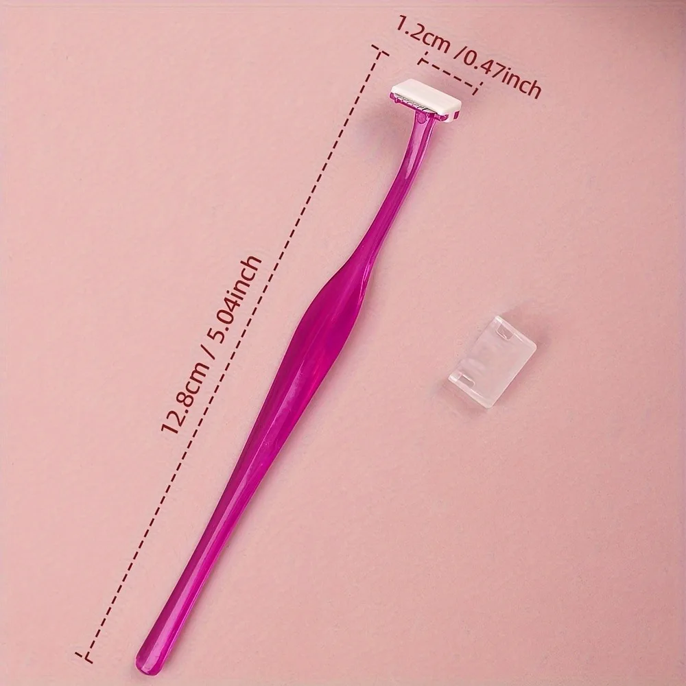 3pcs/Set Eyebrow Razor Set, T-shaped Stainless Steel Safety Eyebrow Shaping Razor, Hair Trimmer Eyebrow Shaper, Makeup Tools