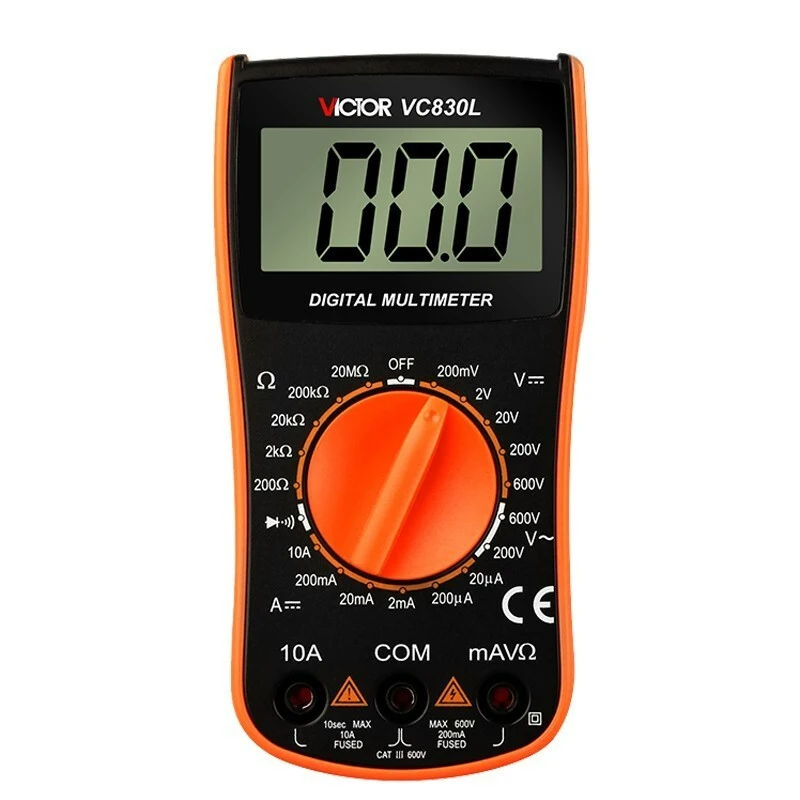 Victor Digital Multimeter Mini Pocket Multimeter VC830L Digital Display Mini Multimeter