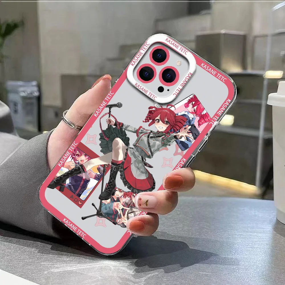 Stylish Shockproof Soft Clear Back Phone Case - K-Kasane T-Teto Design