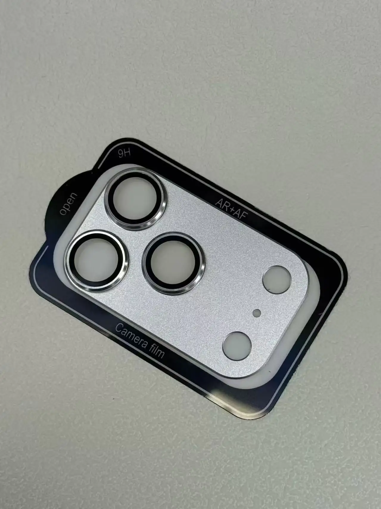 Premium Copper Metallic Camera Lens Guard with 9H Tempered Glass Protection