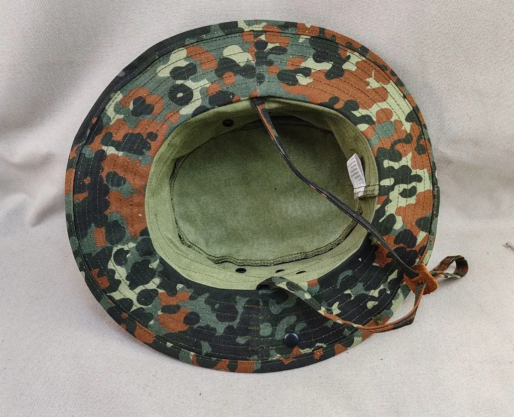 Tactical German Army Flecktarn Camo Boonie Cap Military Hat