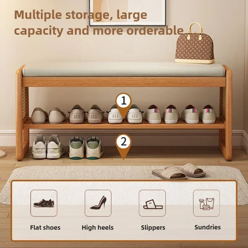 داشا تاران رف احذية خشبي طبقتين