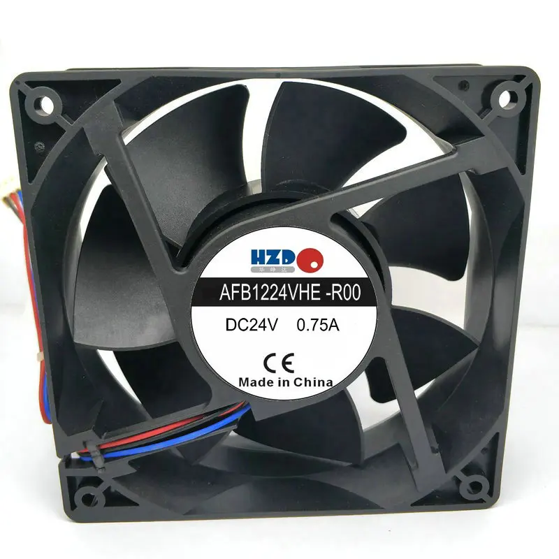 Afb1224vhe -r00 12cm 12038 24v 0.57a 120*120*38mm Converter Fan 3wire ...