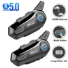 Bluetooth Headphone Motorcycle Helmet Intercom Headset 1000M For 2 Rider Intercomunicador Moto Wireless Interphone Handfree Call 1