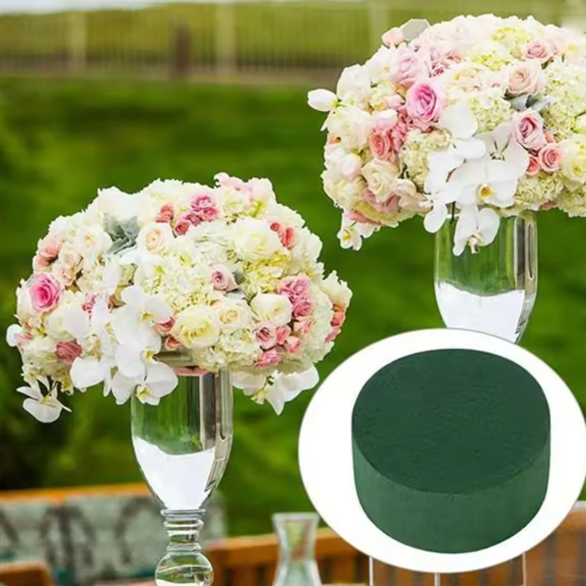 Floral Foam Blocks Green Artificial Flower Mud Arrangement