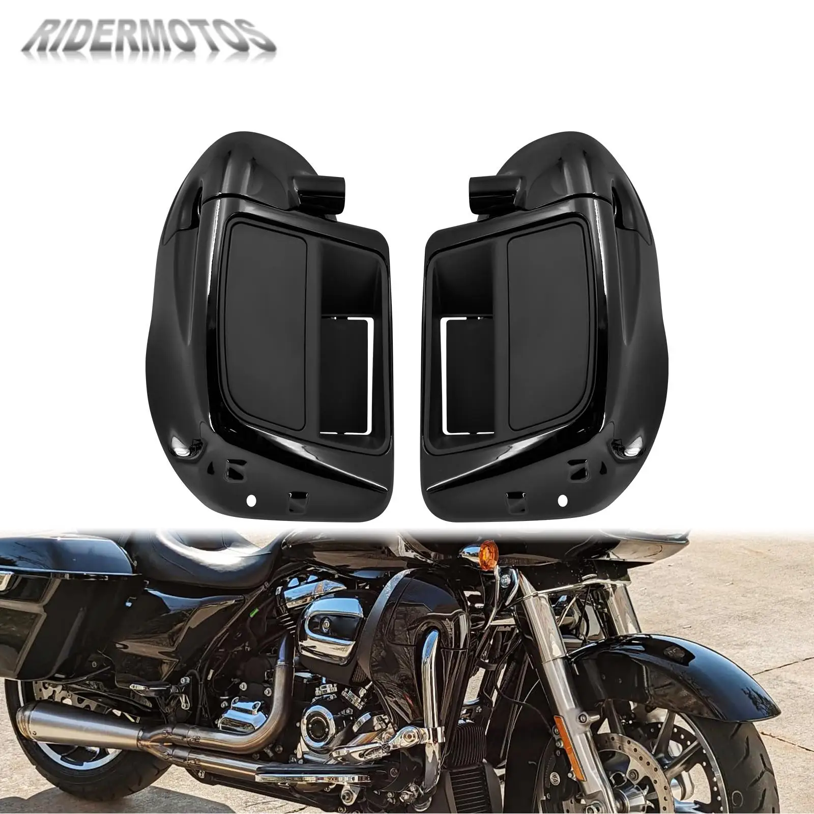 HCmotorku Frangivento Harley Touring 2014-2023 - Deflettore Aria Cromato