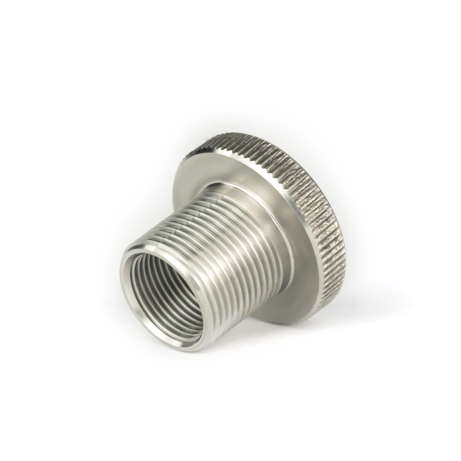 304 Stainless Steel 1 2 28 ID Female to 5 8 24 OD Male Threaded Adapter