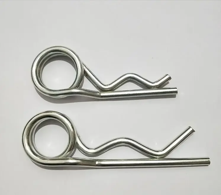 DIN1024 spring pin Double ring R type pin M2 M2.5 M3 M4 M5 M6 M6.5 M7 M8 B-type safety cotter wave
