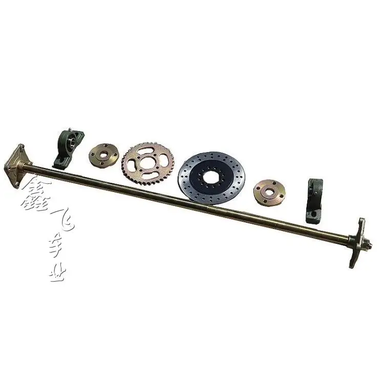 

Four-Wheel Motorcycle Modified Rear Suspension Accessories Kart a Rear Axle Rear Axle Bearing Flange Base 1 M Long Bold