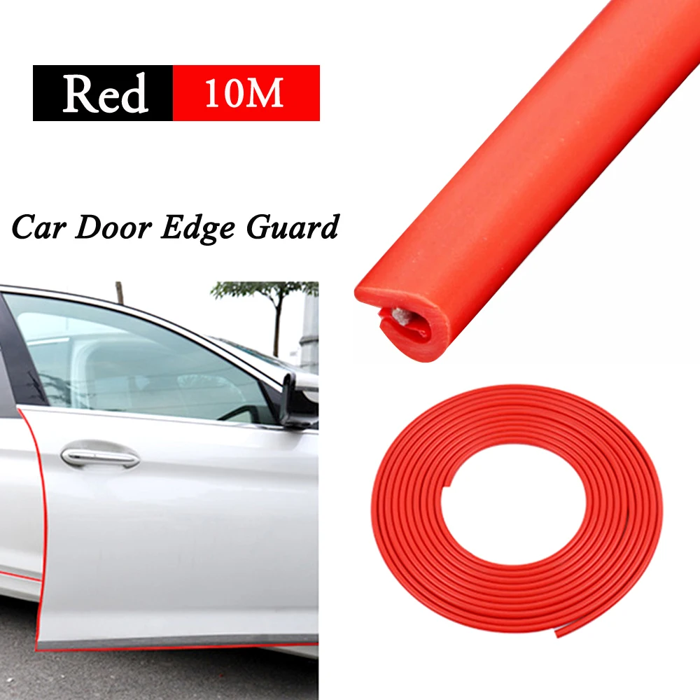 Joint Caoutchouc Voiture Protection Bord De Porte Voiture 5m - Joint Caoutchouc En U, Sans Colle | Anti-Rayures, Universel Accessoire Auto Sans Colle