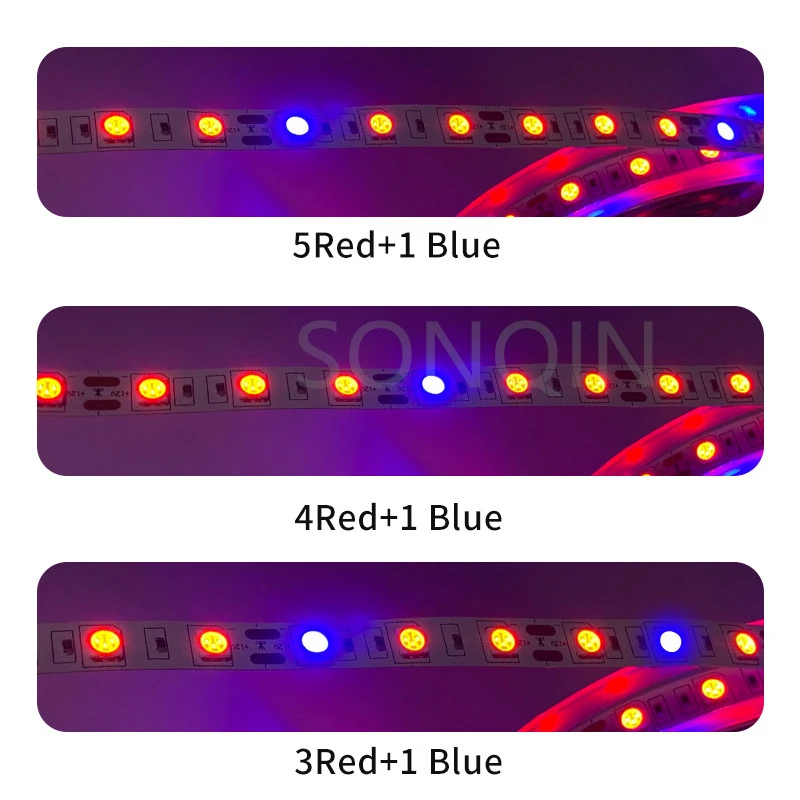 12V Led Plant Grow Light Full Spectrum Phyto Lamp 1m 2m 3m 5M Strip For Seeds Flower Greenhouse Tent Hydroponic Plants Lighting led grow light grow light