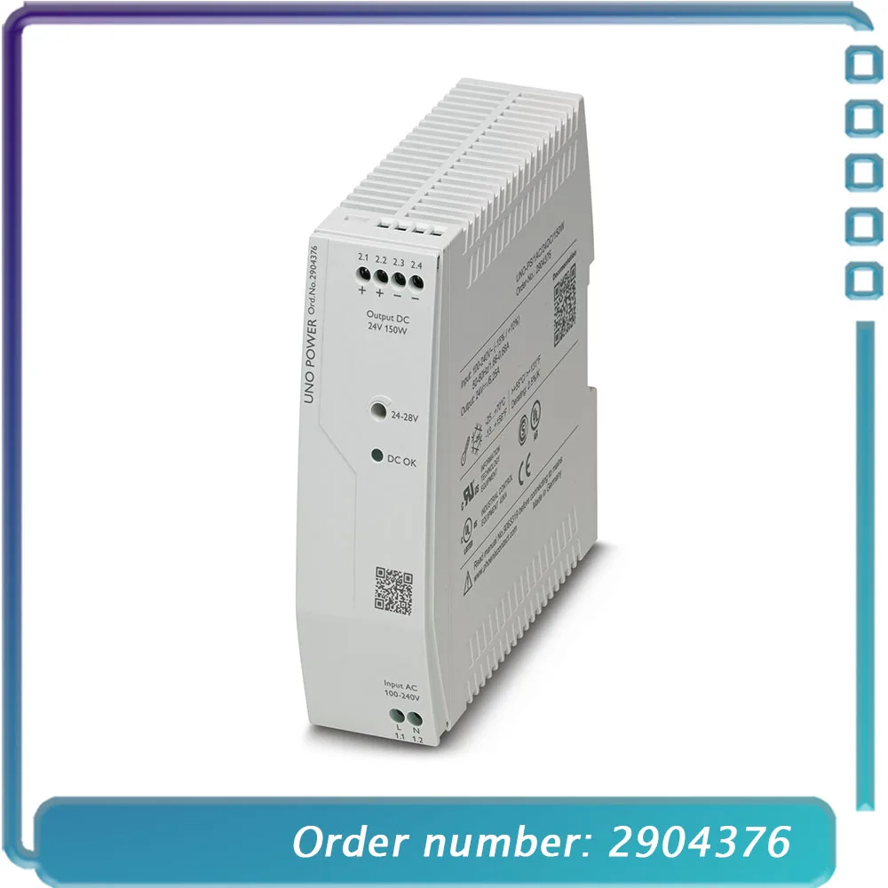 

Новый промышленный источник питания UNO-PS/1AC/24DC/150W 2904376