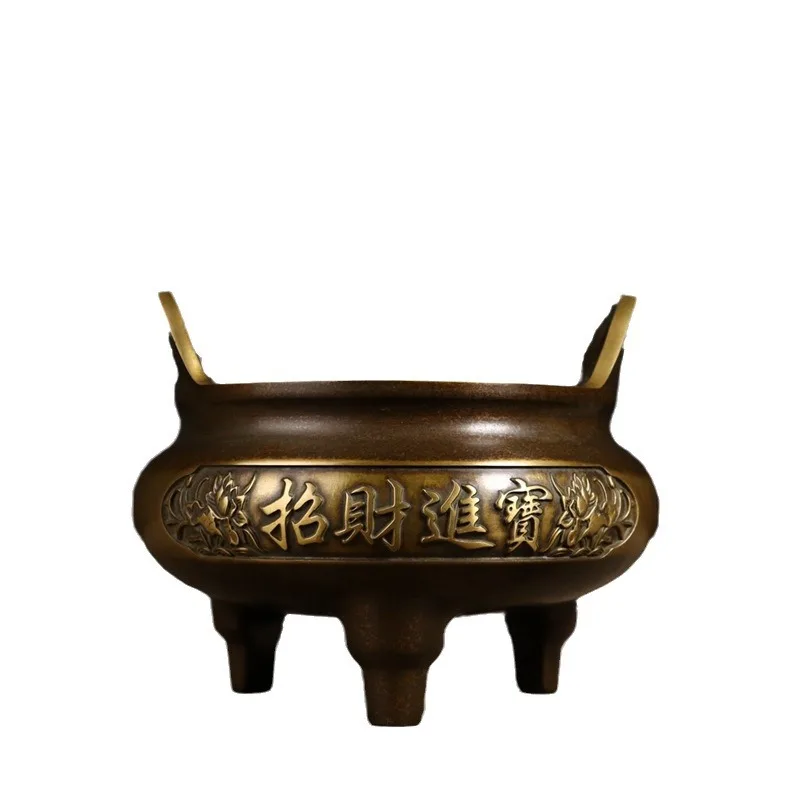 家庭用屋内用大型銅、白檀、沈香バーナー、香立て、アンティークスタイ