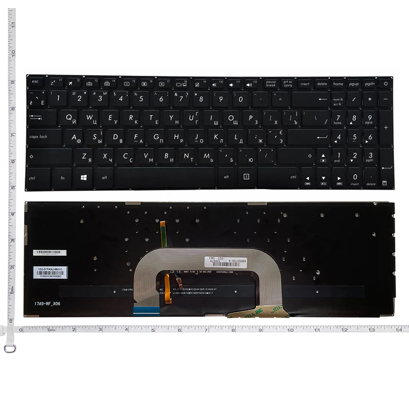 Eua ru Teclado para Asus Vivobook X705 X705ma X705mb X705fn X705fd X705qa N705u N705 N705un N705ud uq uf - Imagem 4