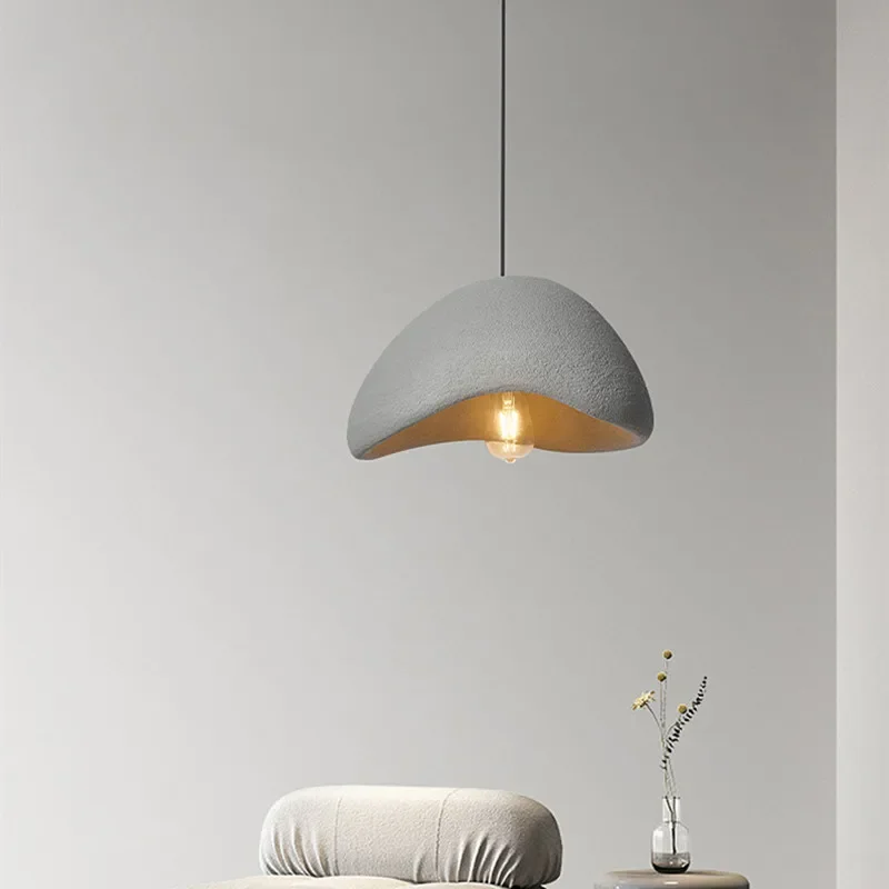 Nordic Bar Led Pendant Light Modern Loft Minimalism Wabi Sabi Led Hanging Lamp Creamy Suspend Lamp Restaurant Led Lamp Fixtures 4