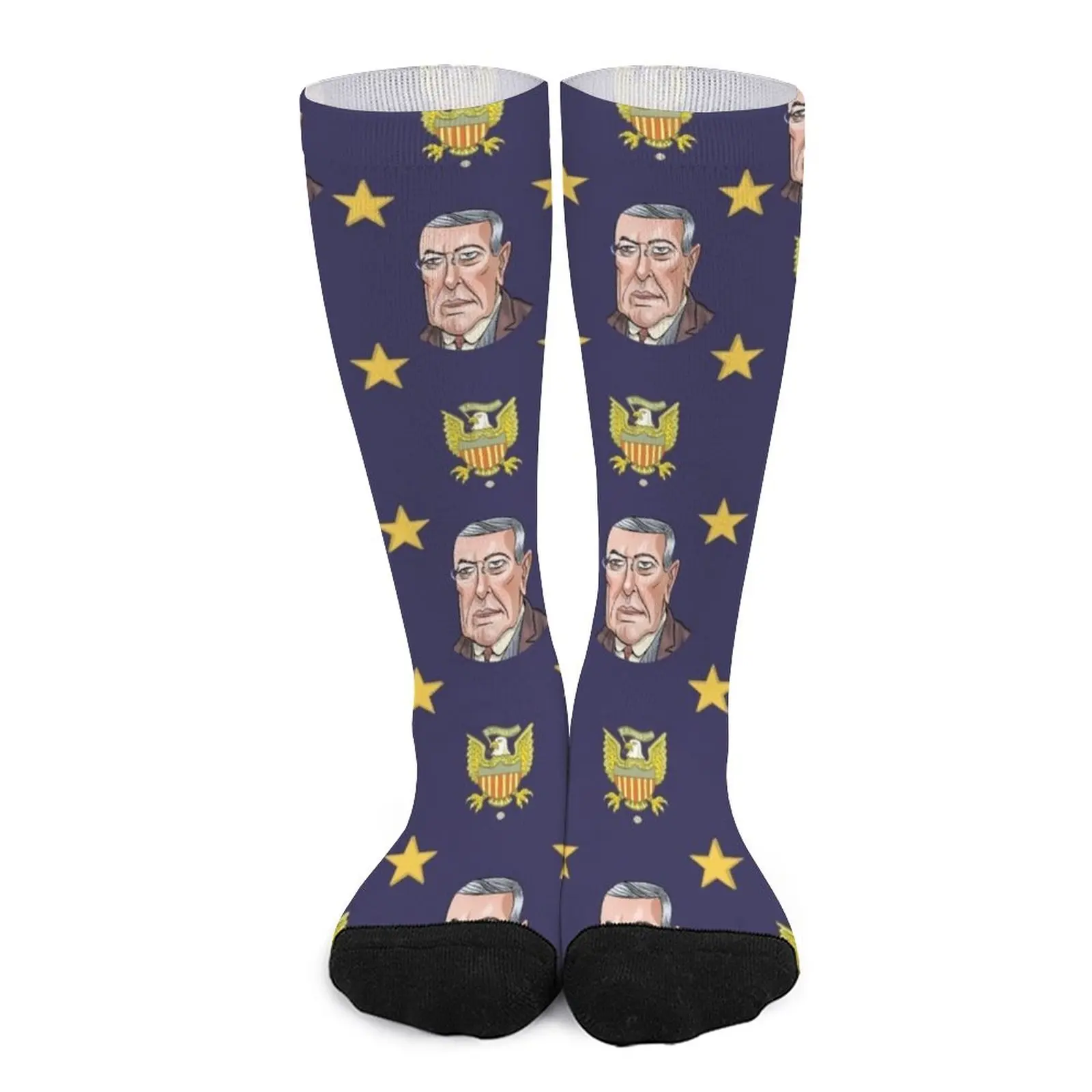 President Woodrow Wilson Socks Fun socks hiphop