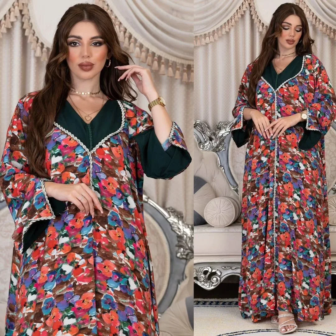 Turkey Eid Party Dress Muslim Women Morocco Satin Abaya Dubai Elegant Diamond Evening Dresses Islamic Long Kaftan Robe Vestidos