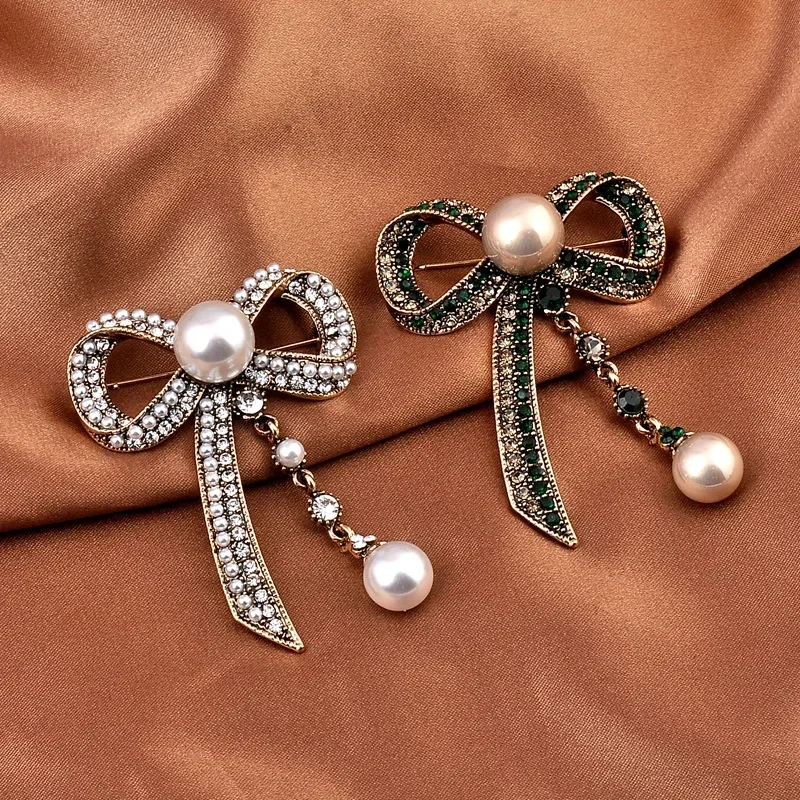

Design Chic New Fashion Brooch High Sense Atmospheric Bow Pin Coat Coat Popular Decorative Brooch