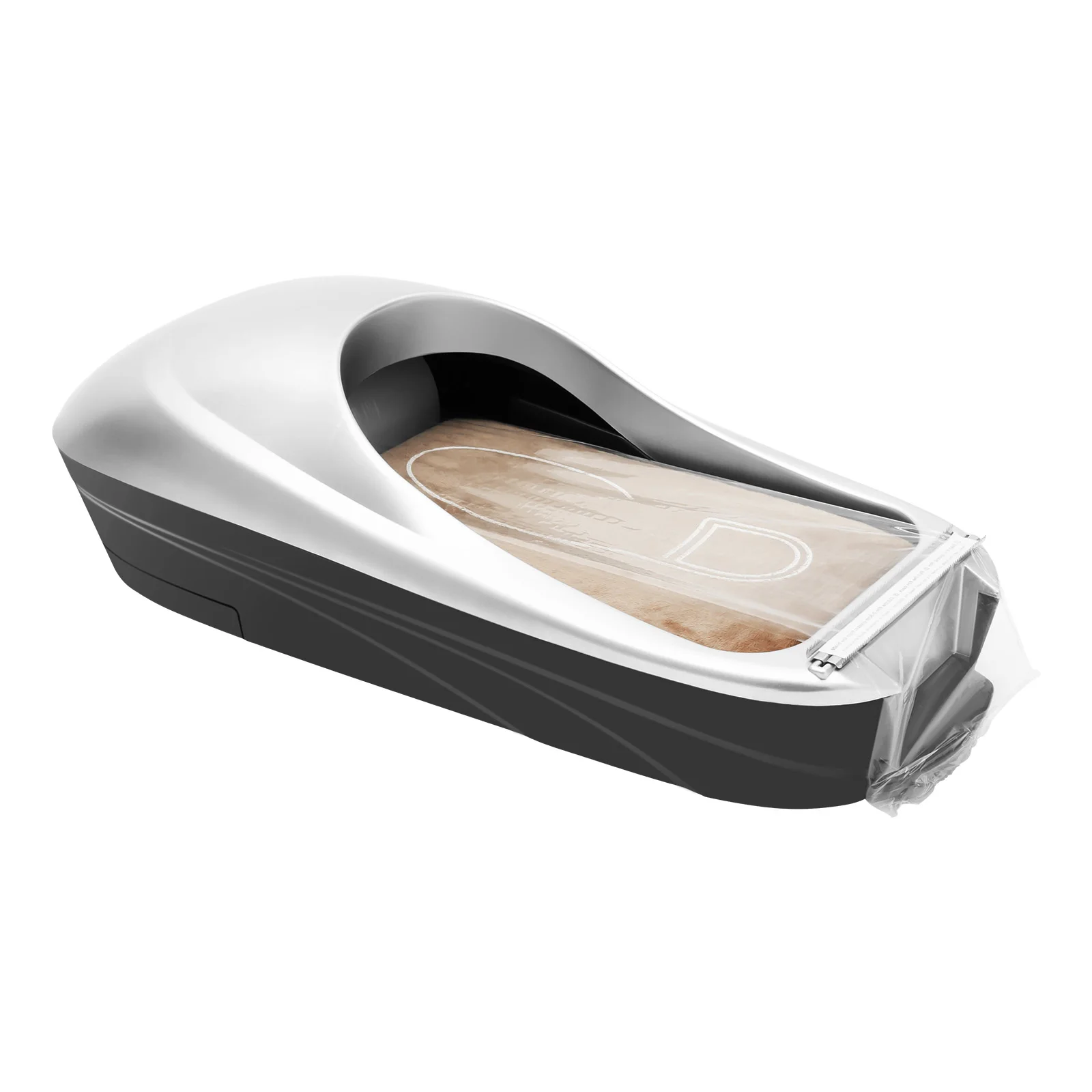 Automatic Shoe Film Machine Kit Shoe Cover Dispenser with 1 Roll Films Disposable Home Shoe Film Machine