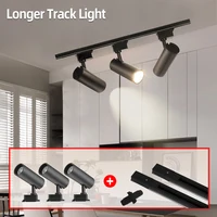 Spot Led Track Light COB Spotlight Ceiling Track Lamps 30W 40W track rail Home Bedroom Store Living Room Kitchen Rail Lighting 1