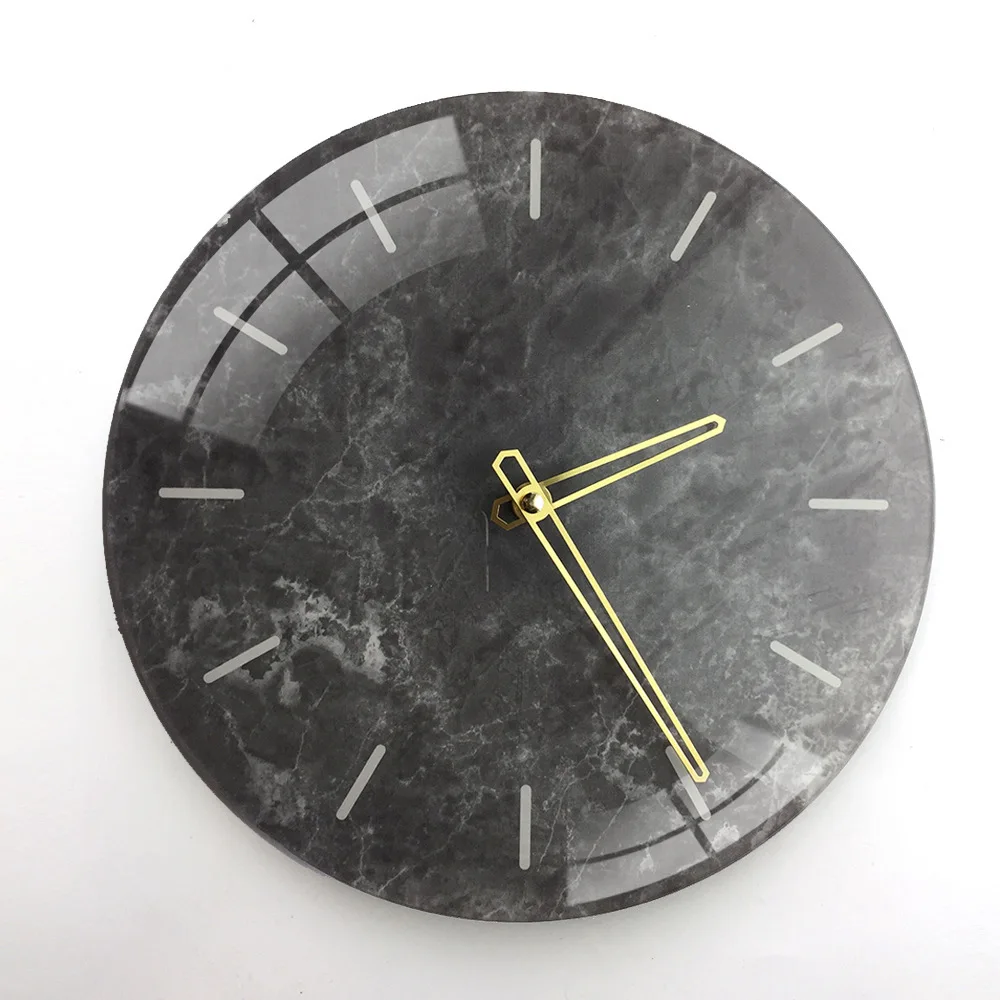 

Wall Clock Home Decoration Clock Fashion Watch Clock Modern Nordic Minimalist Clock Living Room Office Study Black Marble