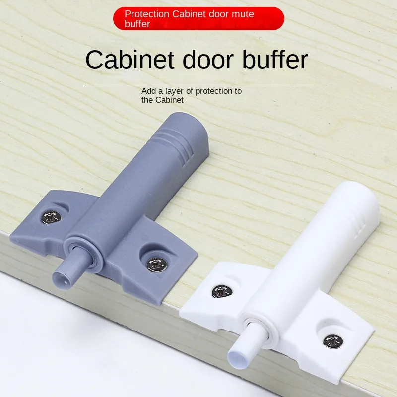 Damping Buffer for Wardrobe Cabinet Door Quiet Cabinet Door Anti-collision Device with Surface Mounting