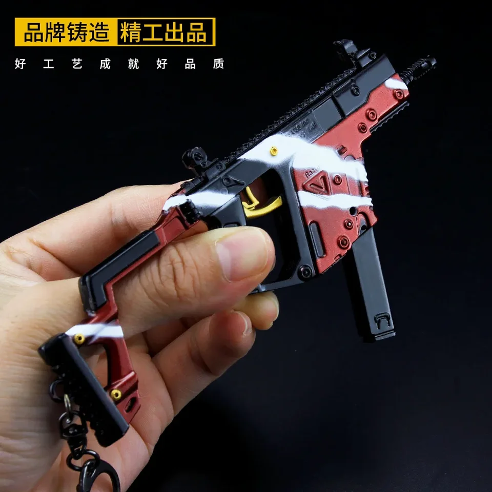 AK 47 M&eacute;tal Miniature Pistolet Porte-cl&eacute;s Fusil M&eacute;tal Jouet Pistolet Mod&egrave;le M&eacute;ta