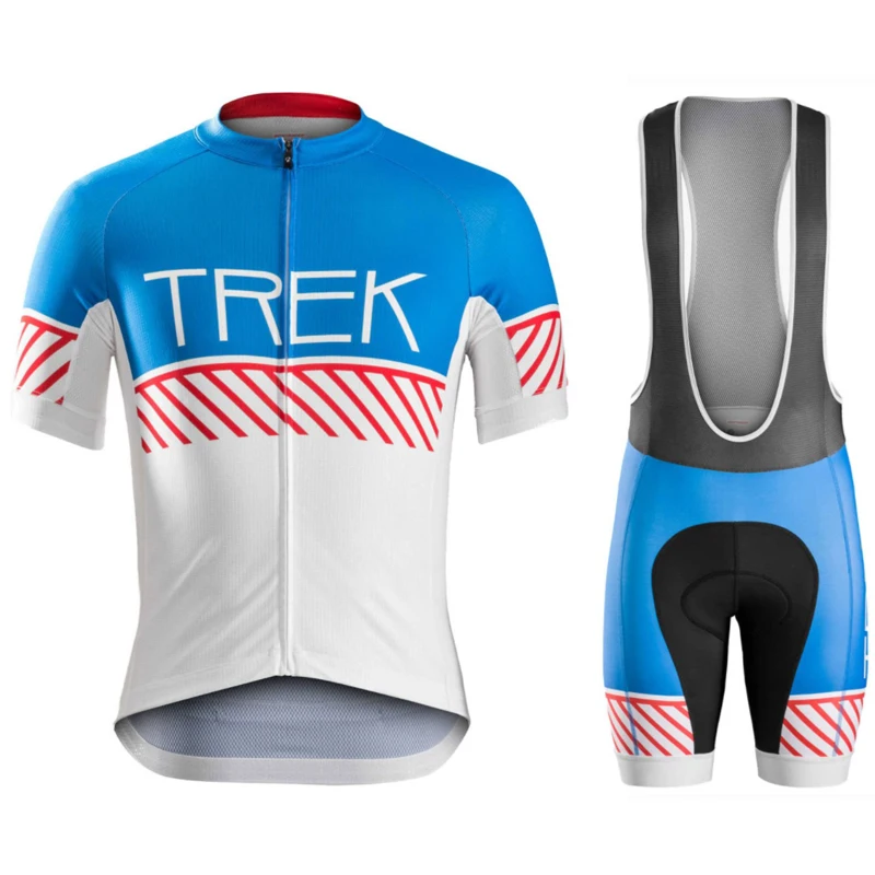 

TREK Cycling Mtb Road Bike Uniform Men's Clothing 2024 Costume Pants Gel Clothes Bib Man Professional Shirt Tricuta Set Shorts
