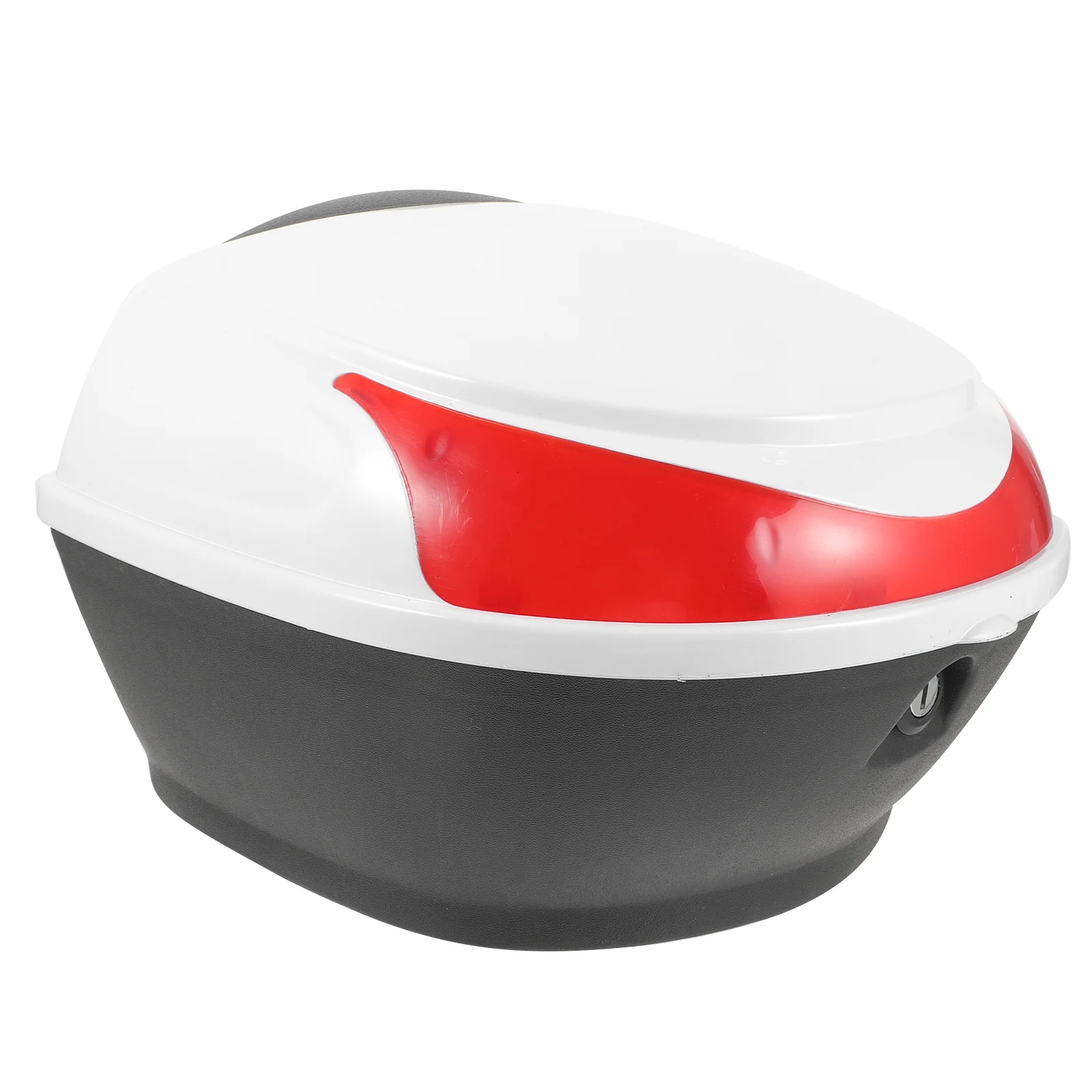 

Motorcycle Top Case Motorcycle Trunk Large Capacity Scooter Tail Box Replacement Lock Rear Luggage Case Hard Shell Helmet