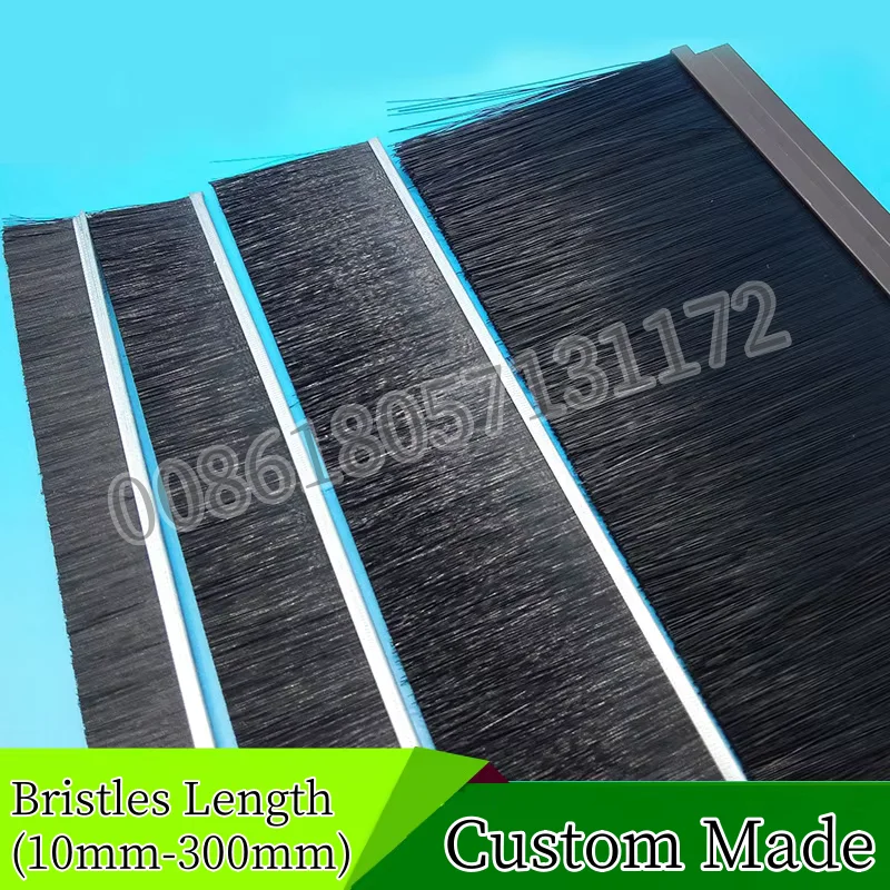 Custom Industrial Brush - PP / Nylon Bristles,Lengths 15mm to 300mm,Pack of 10/20 Pcs (50cm Each),Noise Reduction,Heat-resistant