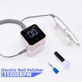 Nail Sander Pen Nail Removal Special Electric Nail Grinder To Remove Dead Skin Charging Smart Word Lamp New Flip 1