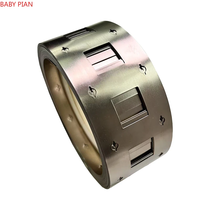 1kg Screw Hole Nickel Plated 0.2mm Thickness Nickel Strip for 32650/32700 Lifepo4 Battery Connection Plate