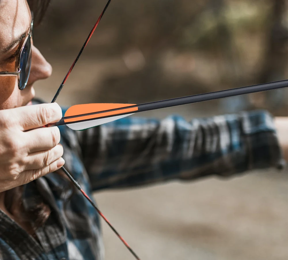 Mixed Carbon Arrow 31inch Spine 500 Diameter 7.8 mm for Compound/Recurve Bow Archery Shooting 12/24pcs archery arrows