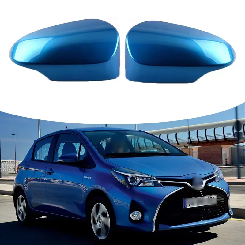 

Корпус автомобильного зеркала заднего вида, Крышка корпуса для Toyota Yaris 2012 2013 2014 2015 2016 2017 2018 крыло, крышка внешнего зеркала