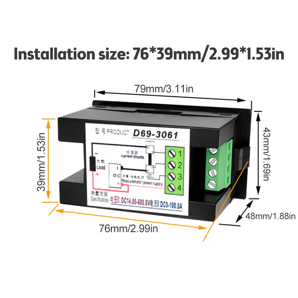 DC а    跮, LCD  Ƽ, HD ÷ ũ ͸ , 4 in 1, 7-20V, 14-600V, 0-20V, 50 V, 100A