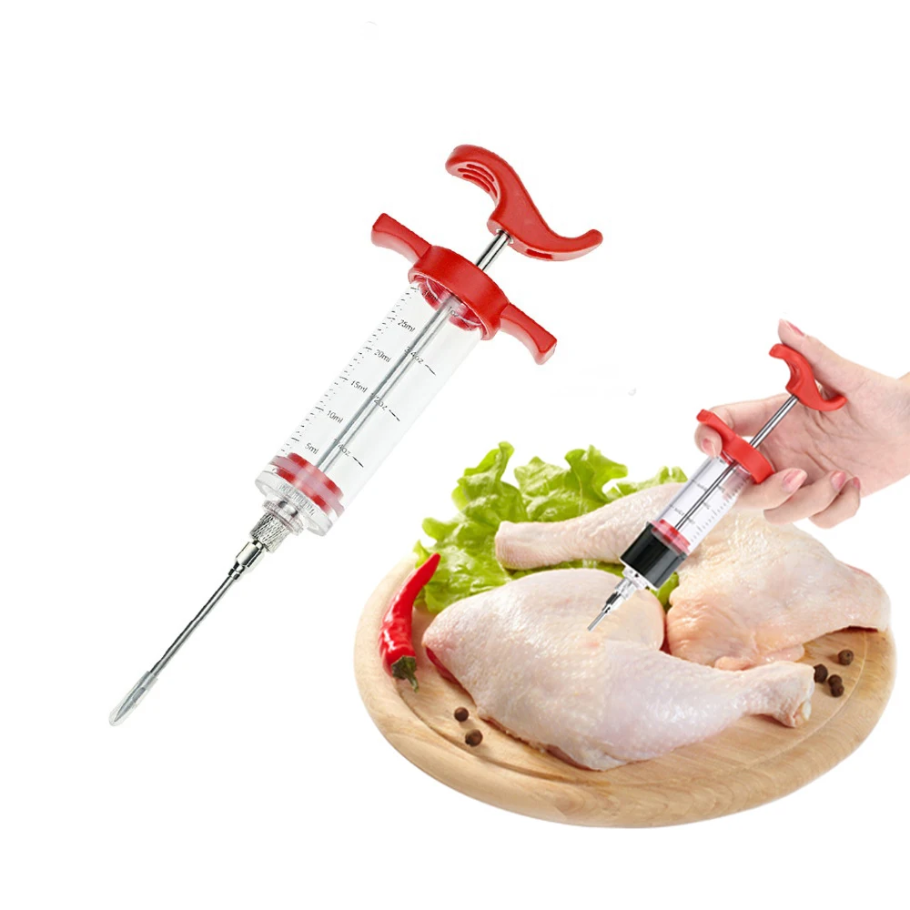 Marinade Injector Syringe Cooking Meat  Homemade Turkey Injector Marinade  - Marinade - Aliexpress