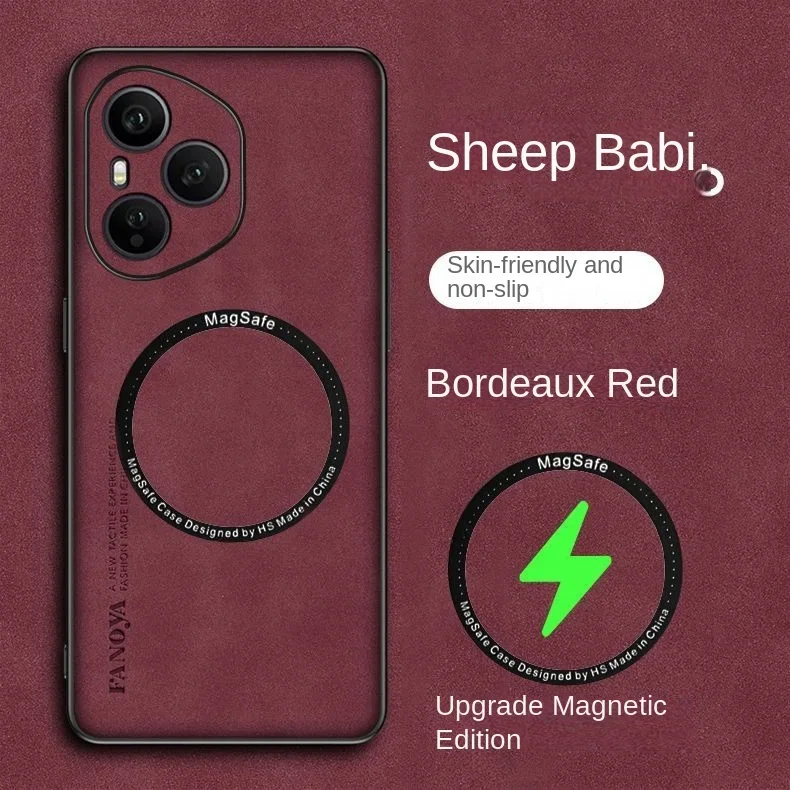 Durable Soft PU Leather Case with Magnetic Closure - Premium Protective Back Cover