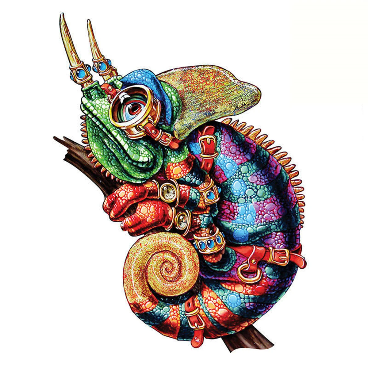 Dinosaur Wooden Jigsaw Puzzles Art Unique Butterfly Animal Shaped Puzzle Diy Leisure Game for Adults Kids Family Home Decor 2